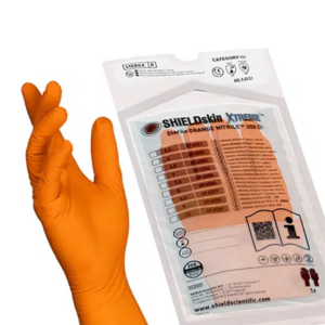 Shieldskin Xtreme™ Sterile ORANGE NITRILE™ 300 DI - Superline Marketing